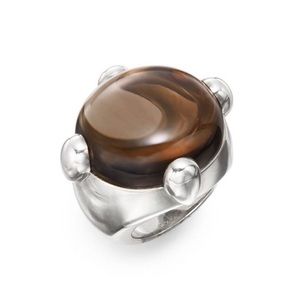 Pomellato smoky quartz cocktail ring